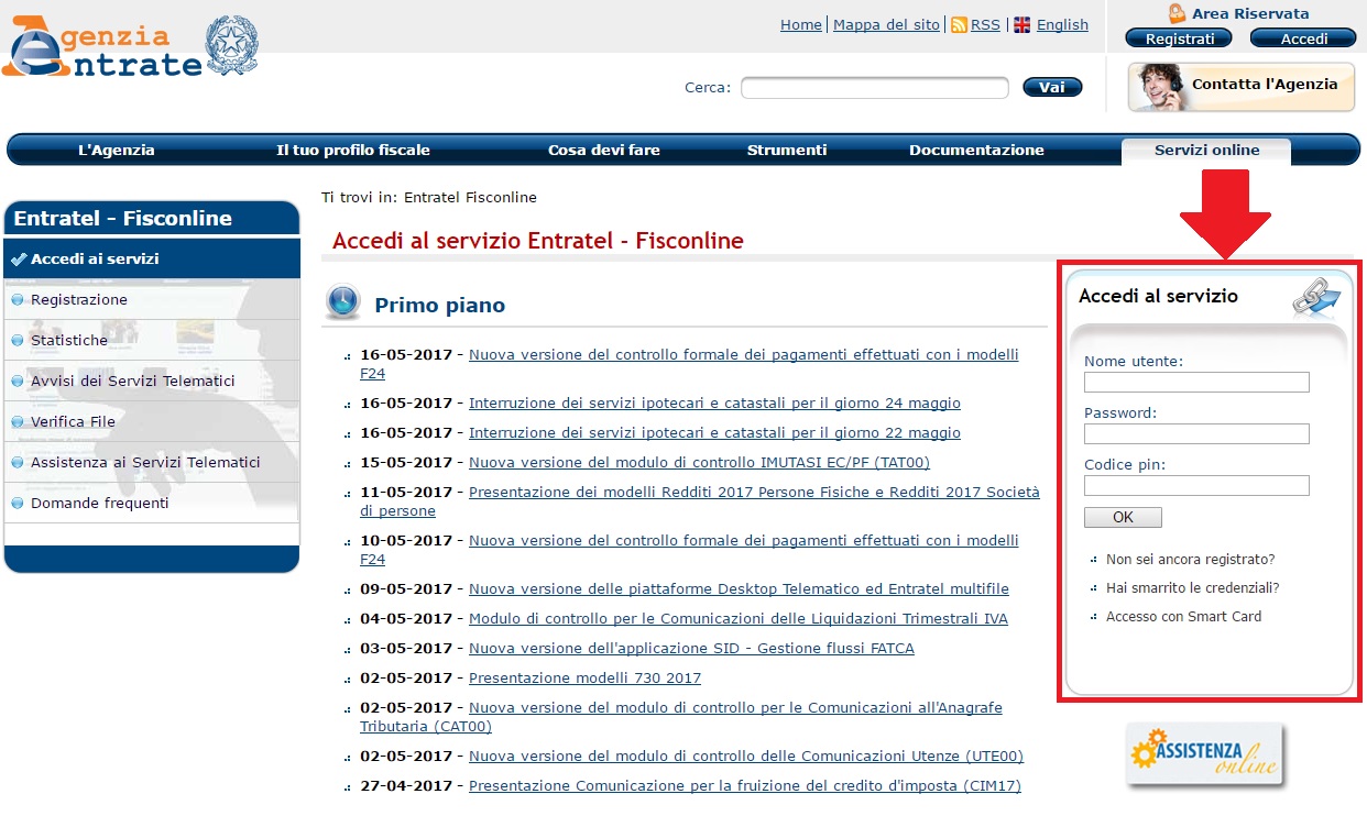 come caricare ed inviare un F24 standard CodexSprawl